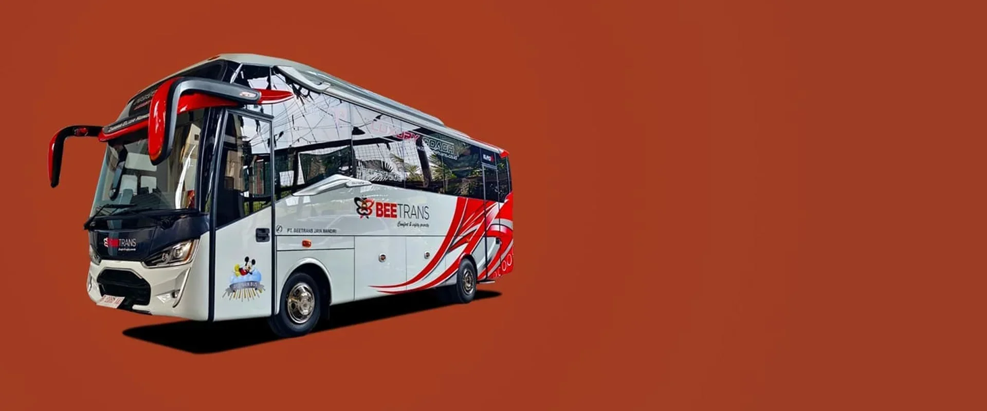 Medium Bus Luxury VIP Kapasitas 18 Seats Legrest